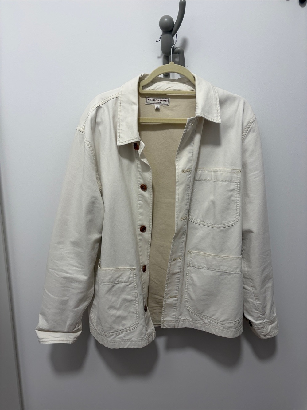 Wallace & Barnes for J.crew Off-White Chore Coat